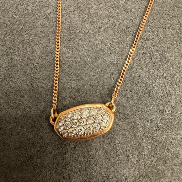 Kendra Scott Lisa Necklace 14K Rose Gold - Picture 4 of 6